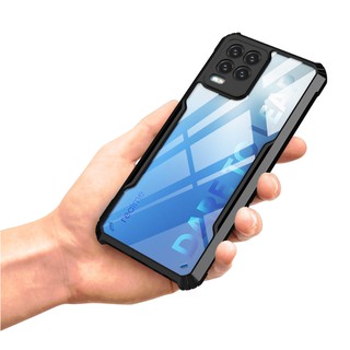 Realme C55 C35 10 9i 9 Pro+ 8i 8 Pro C33 Case Hard อะคริลิคซิลิโคนกันกระแทก Slim Clear ด้านหลังเคสใส่โทรศัพท์ Thin