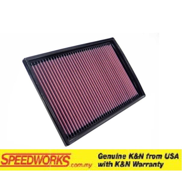 Mazda CX-9 3.7L V6 2010 - K&N กรองอากาศประสิทธิภาพล้างทําความสะอาดได้ (33-2395)