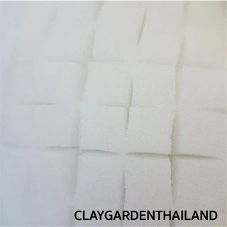 ฟองน้ำเพาะเมล็ด ปลูกผักไฮโดรโปนิกส์ 1แผ่น(96ก้อน) เนื้อละเอียด A++