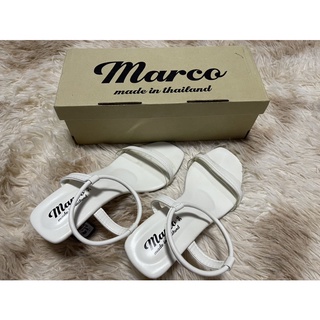 👠รองเท้าส้นแก้ว แบรนด์ Marco สูง 2 นิ้ว รองเท้าส้นสูง👠