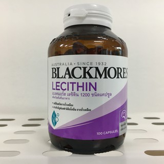 Blackmores Lecithin 1200 แบลคมอร์ส เลซิติน 1200 ขนาดบรรจุ 100 แคปซูล