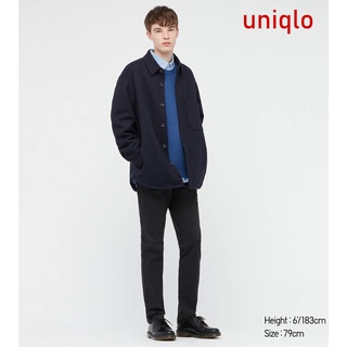 กางเกงขายาว ผ้าชิโน่ ทรงเข้ารูปจากช็อปแท้ Uniqlo