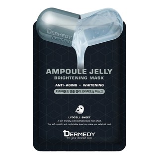 EXP 04/08/2022 มาส์กหน้า เดอร์มีดี ไดมอนด์ แอมพูล เจลลี่ DERMEDY DIAMOND AMPOULE JELLY MASK banobagi vital genic