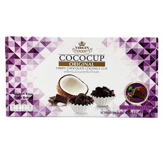 เวอร์จิ้นโคโค่ เกล็ดทองม้วนคลุกช็อกโกแลต 90 กรัม (VIRGIN CoCo Crispy Chocolate Coconut Cup 90 g.)