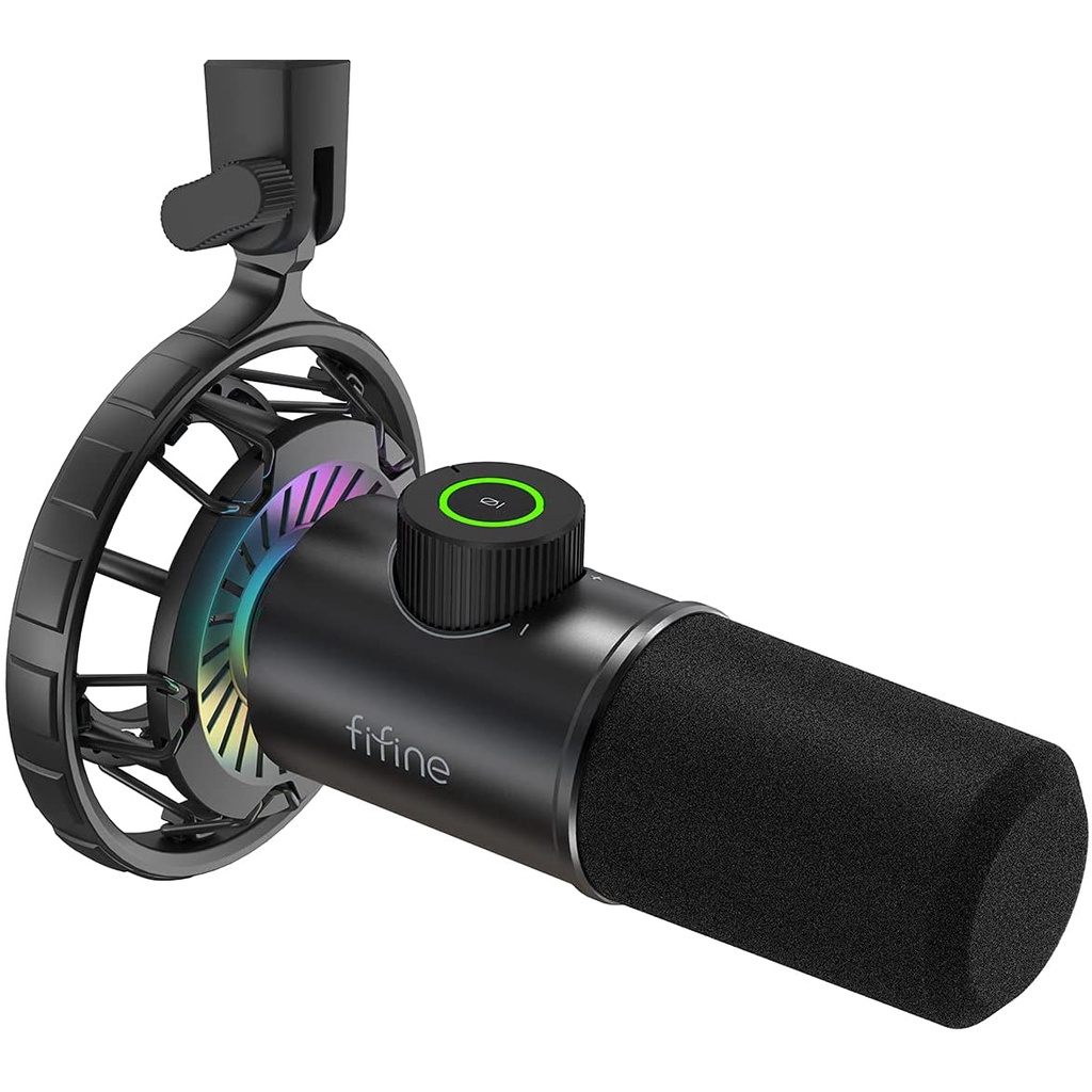 FIFINE K658 USB DYNAMIC CARDIOID MICROPHONE USB ไมโครโฟนRGB