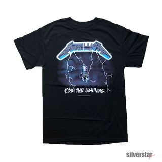 เสื้อวงลิขสิทธิ์แท้ Metallica - Ride The Lightning | ร้าน Silverstarplus