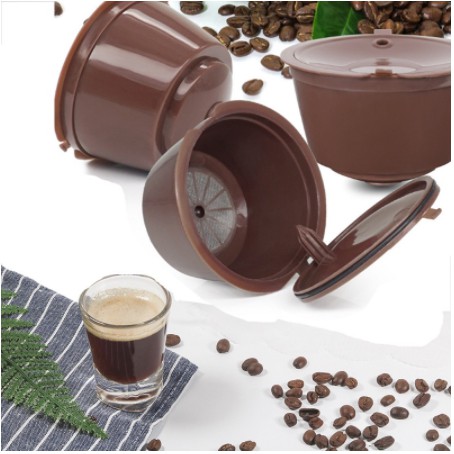 LAXY แคปซูลถ้วยกรองกาแฟ สำหรับเติมกาแฟ รีฟิล นำกลับมาใช้ใหม่ได้ Dolce Gusto เนสกาแฟ แคปซูลถ้วยกรองกาแฟ ใช้ซำ