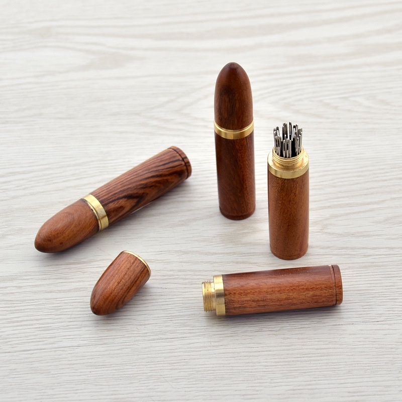 ชุดเข็มเย็บผ้า เข็มถักโครเชต์ แฮนด์เมด DIY 12 ชิ้น - รูปที่ 4