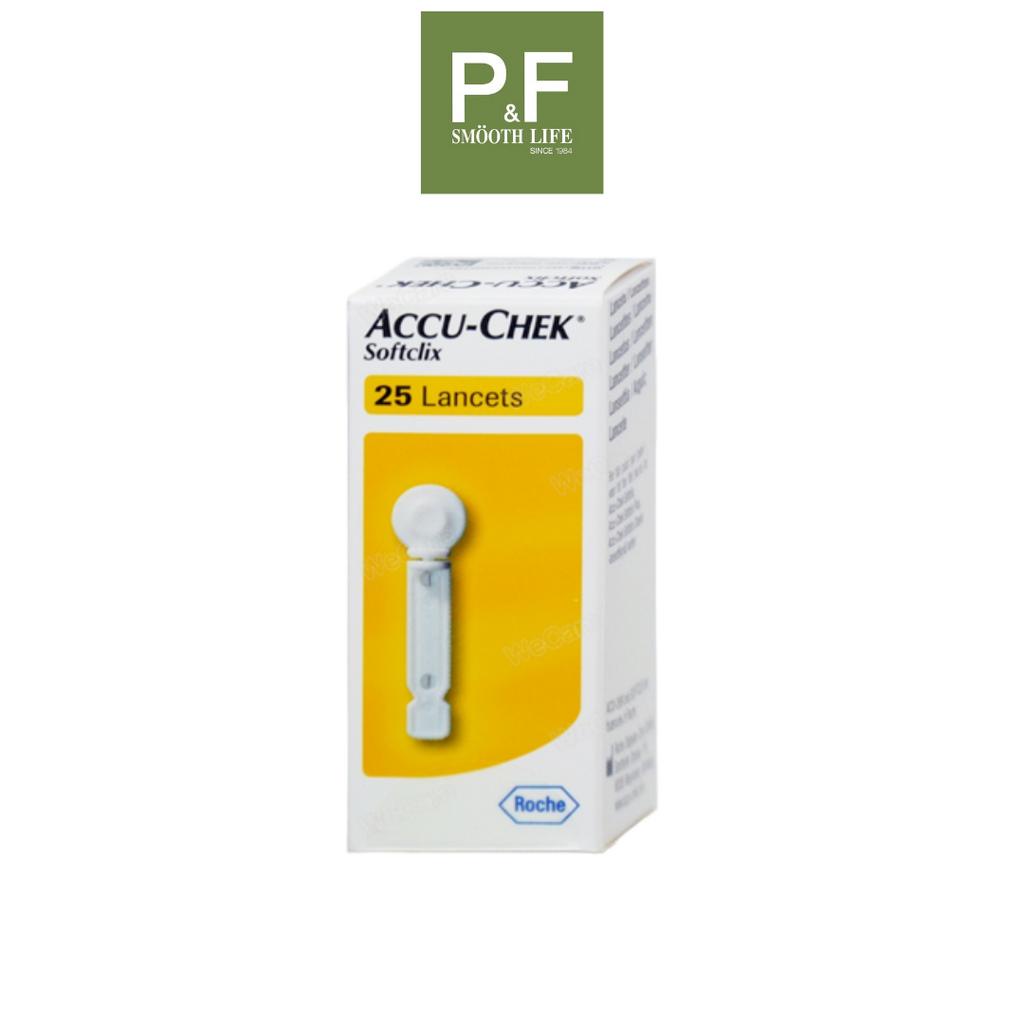 Accu-Chek SoftClix ( กล่อง 25ชิ้น ) แอคคิวเช็ค ซอฟคลิก เข็มเจาะเลือด