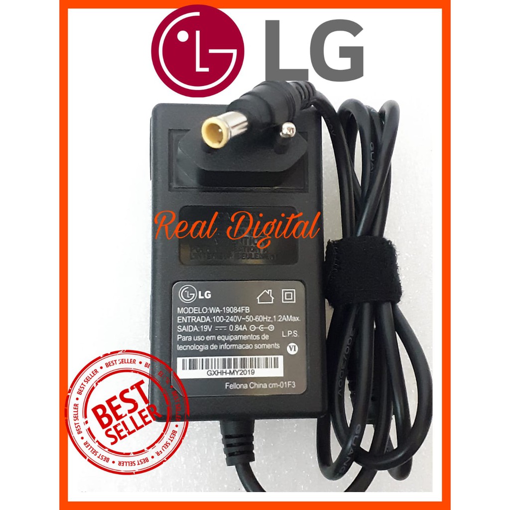 LG MONITOR Adapter 19V0.8A 17" - 32" -LG ADS