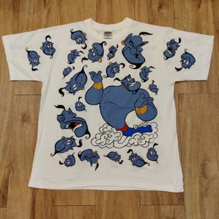 GENIE ALADDIN CARTOON เสื้อลายการ์ตูนเสื้อลาย ลายวินเทจ