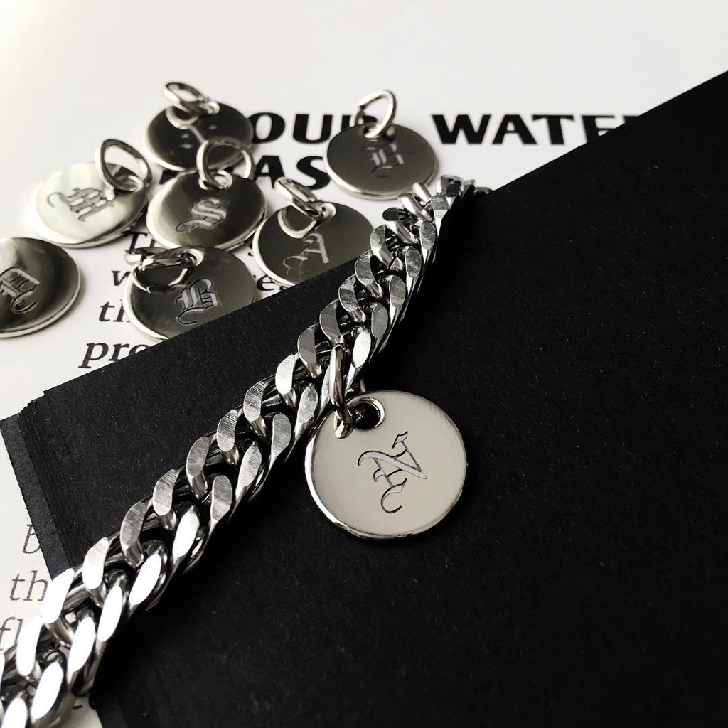 Alphabet Chain Bracelet