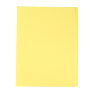 แฟ้มพับ A4 สีเหลือง ใบโพธิ์/A4 folder yellow leaf Bodhi leaf / A4 file folder