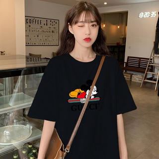 เสื้อยืดแขนสั้นแฟชั่นน่ารักการ์ตูนเกาหลี เสื้อยืดลาย ใส่ได้ทุกโอกาส สีสันสดใสน่ารักมากไม่ควรพลาด Mao shop