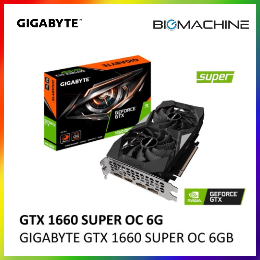 GIGABYTE RX6600 EAGLE | GTX1650 WINDFORCE | GTX1650 SUPER OC | GTX1660 | GTX1660S OC | GTX1660Ti OC 