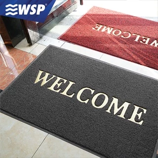 WSP พรมดักฝุ่น Welcome พรมเช็ดเท้า พรมกันลื่น พรมปูพื้น ขนาด 60x90cm. รุ่น BMX-204 (มีหลายสีให้เลือก)