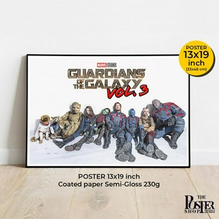 Guardians of the Galaxy Vol.3 Poster Marvel Studios รวมพันธุ์นักสู้พิทักษ์จักรวาล 3  / ภาพขนาด 33x48 cm แบบเยอะมาก!!!