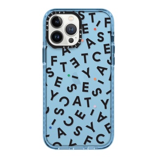 Casetify Monogram 13 Pro Max  Impact Case  สี: Sheer- Sierra Blue  [Pre-order]