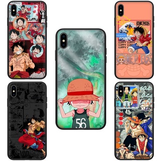 เคสโทรศัพท์มือถือ ลาย ONE PIECE ลูฟี่ สําหรับ iphone 5 5S 6 6S 7 8 Plus X XS Max XR SE 2016 2020 54FVD