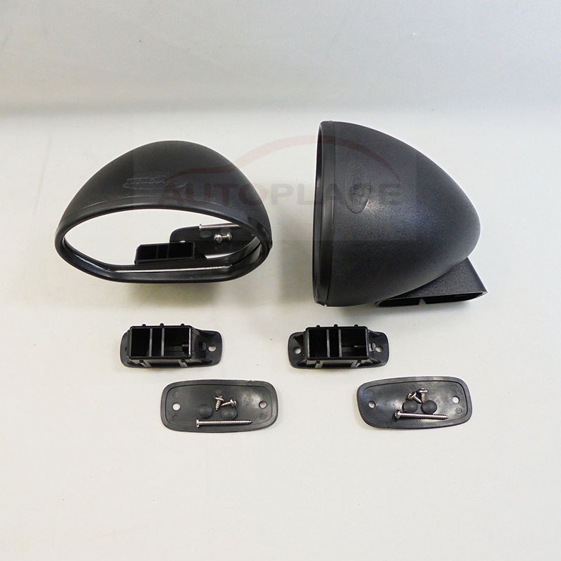 For Opel Irmscher Manta i200 B 400 i400, Ascona B Bullet Black Door Mirrors 2x