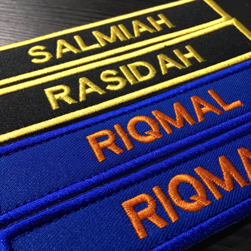 Tag Nama Sulam (1inch x 5inch)
