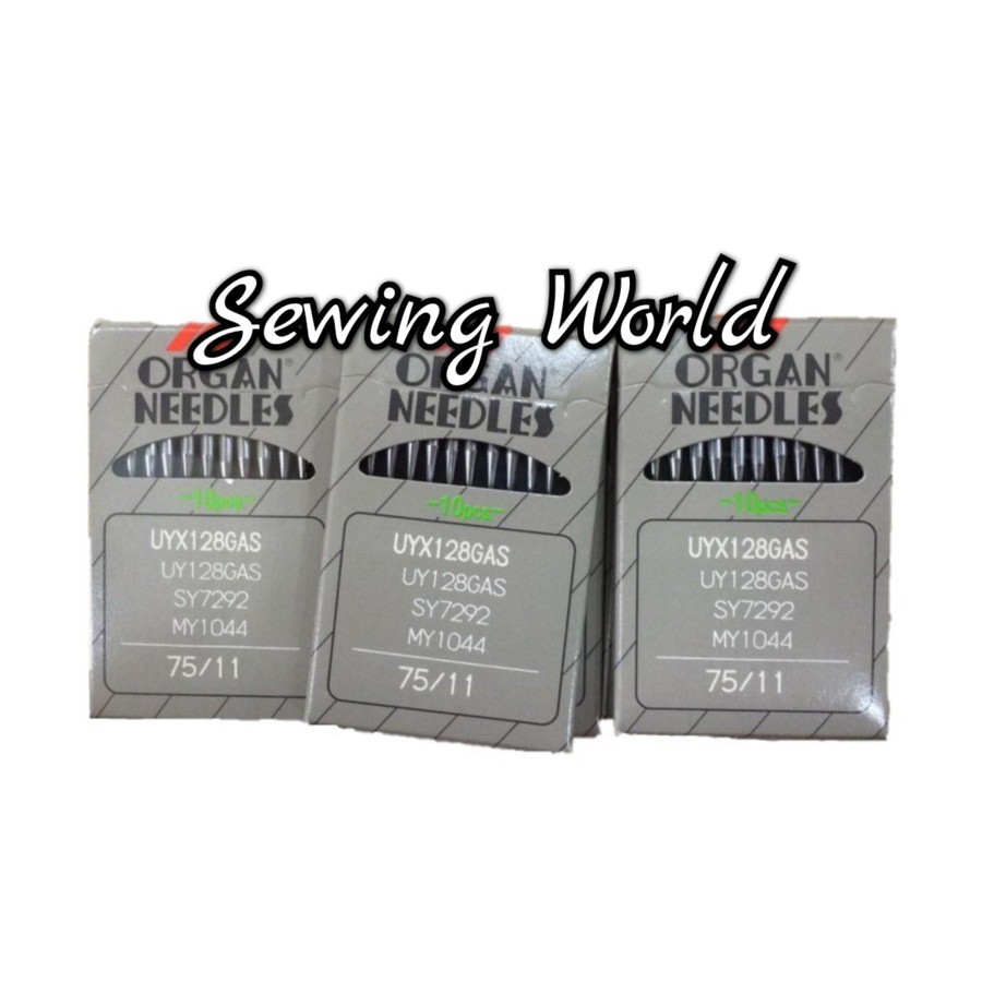 MESIN UY x 128 / UYx128 เข็มออร์แกน (สําหรับ Overdeck / Camp Machine)