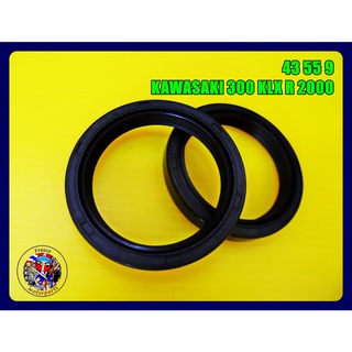 ซีลโช๊คหน้า 43 55 9 สำหรับ KAWASAKI 300 KLX R 2000 Front Fork Seal Set