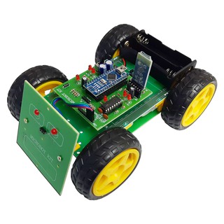 MICROBOT KIT MB107 หุ่นยนต์ MicroBot 4WD ควบคุมด้วยโทรศัพท์มือถือ (บลูทูธ)