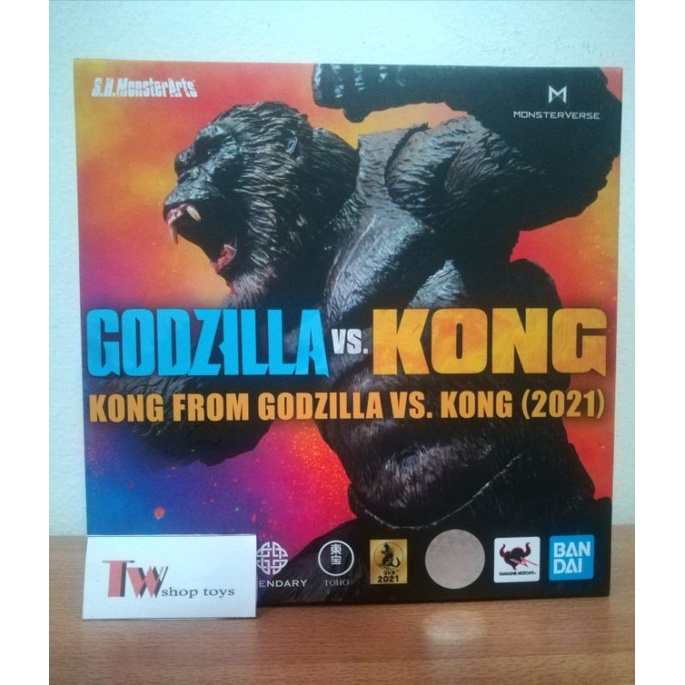 S.H.MonsterArts Kong (2021) from Movie Godzilla vs.Kong ก็อตซิลล่า ปะทะ คิงคอง งานแท้ Bandai