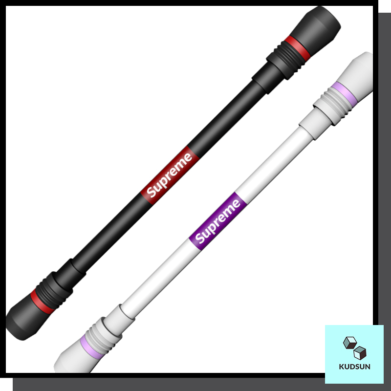 ปากกาควง แบบหมุนง่าย ถ่วงน้ำหนักดี สีดำและสีขาว