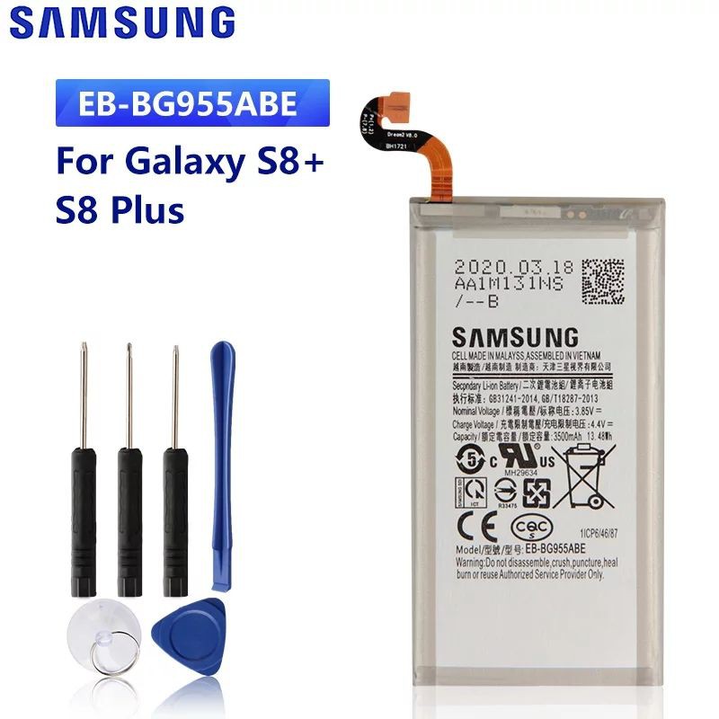 SAMSUNGแบตเตอรี่ทดแทนEB-BG955ABA EB-BG955ABEสำหรับSamsung GALAXY S8 Plus S8Plus S8 + G9550 G955F G95