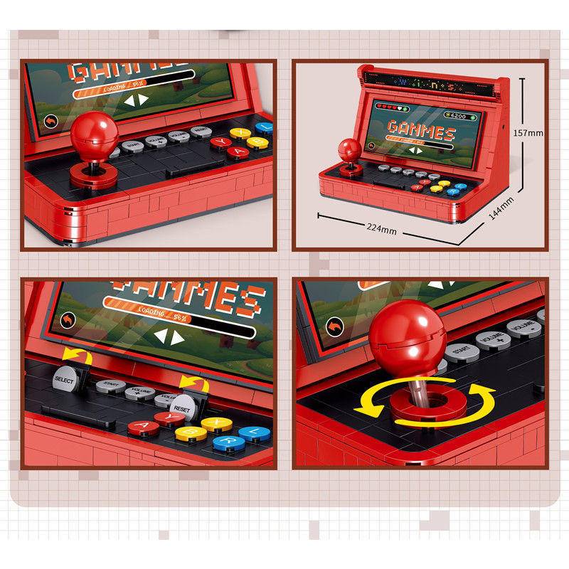 LOLE Building Block ของเล่นเครื่องเกม Arcade Building Block รุ่น Thors ...