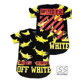 Off-White t-shirt 🦈เสื้อยืดออฟไวท์ 🔥 มีหลายลาย หลายสี