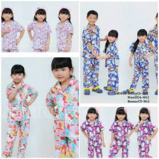 KATUN ชุดนอนผ้าฝ้ายเด็กผู้หญิง 10264 & 10263 MDN