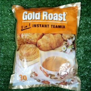 ชานมผสมสำเร็จรูป 3 in 1 ตรา "Gold Roast" 1 ห่อใหญ่ บรรจุ 30 ซอง (ซองละ 20 กรัม)