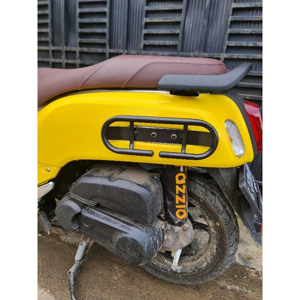 Hitam Acesoris YAMAHA FAZZIO SIDE RACK BRECKET อุปกรณ์เสริมสีดํา