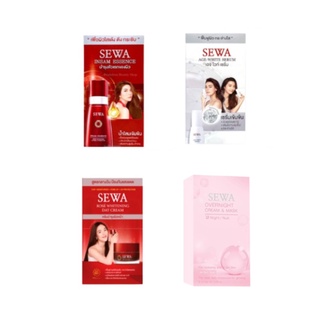 (ยกกล่อง 6ซอง) Sewa Insam Essence เซวาน้ำโสม / Sewa Age-White Serum เซวาเซรั่ม / Sewa Rose Whiteningเซวาเดย์ครีม