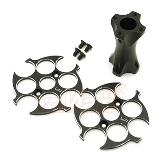 Yeah Racing YA-0524BK ALUMINUM DAMPER REFILLING HOLDER BLACK FOR 1/10 TOURING DRIFT