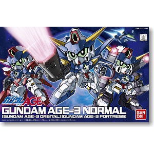 SD Gundam AGE-3 Normal Fortress Orbital BB372 BANDAI 4543112764898 4573102635167 520