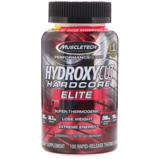 Performance Series, Hydroxycut Hardcore, Elite, 100 Rapid-Release Thermo Caps