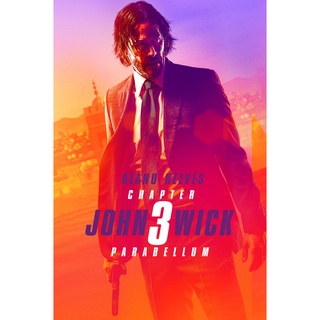 โปสเตอร์หนัง John Wick แรงกว่านรก Keanu Reeves คีอานูรีฟ Movie Poster ภาพติดผนัง ตกแต่งบ้าน รูปติดห้อง ของสะสม ร้านคนไทย