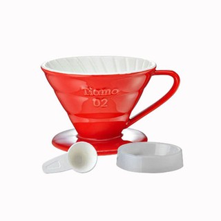 V02 Ceramics Coffee Dripper รุ่น HG5544R (Red)