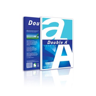 กระดาษถ่ายเอกสาร A4 80 แกรม (100 แผ่น) Double A Copy paper A4 80 grams (100 sheets) Double A