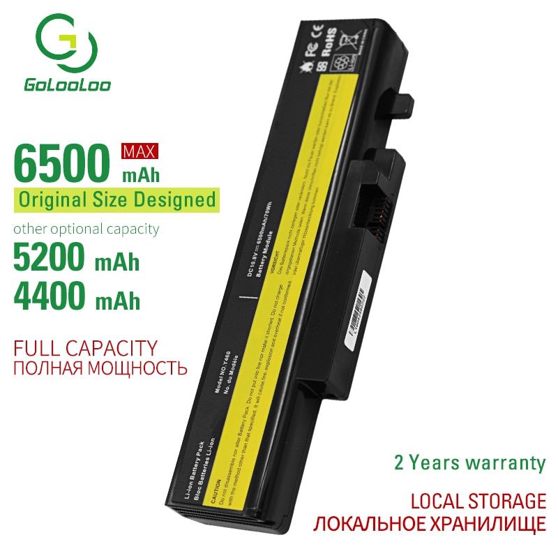 ❤Gololoo 6500mAh New Laptop Battery For LENOVO L09N6D16 L09S6D16 L10L6Y01 L10L6Y01 L10N6Y01 L10S6Y01