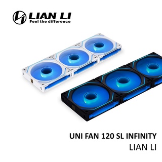 Lian LI UNI FAN SL INFINITY พัดลม 120 ARGB (พัดลมเดี่ยว / แพ็คพัดลม 3 ชิ้น)