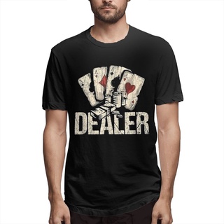 【XS-3XL】gildan เสื้อยืดแขนสั้น ผ้าฝ้าย 100% พิมพ์ลายกราฟฟิค Superdry holiday Casino Dealer Poker Dealer แฟชั่นฤดูร้อน สําหรับผู้ชาย