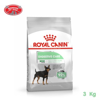 [MANOON] ROYAL CANIN Mini Digestive Care 3kg สำหรับสุนัขโตพันธุ์เล็กอายุ 10 เดือน ถึง 8 ปี