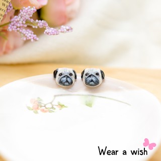 Earrings / ต่างหู : Pug / ปั๊ก