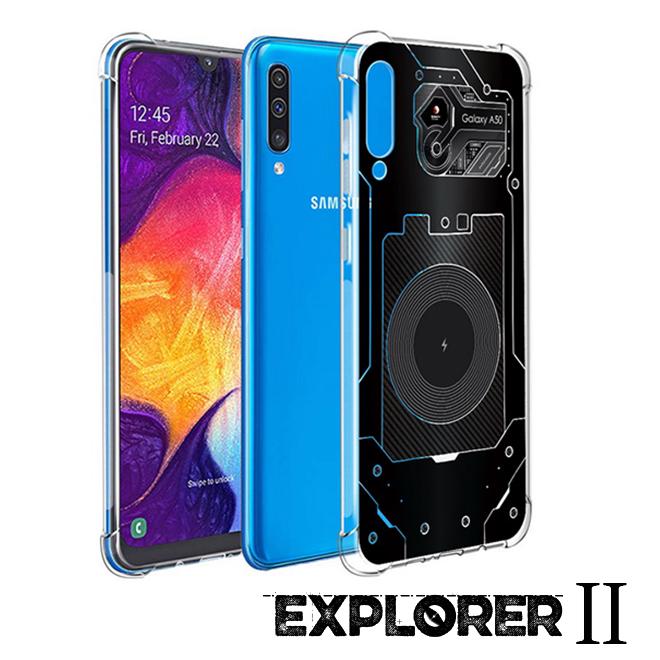 เคส สำหรับ Samsung Galaxy A50 [Explorer II Series] 3D Anti-Shock Protection TPU Case