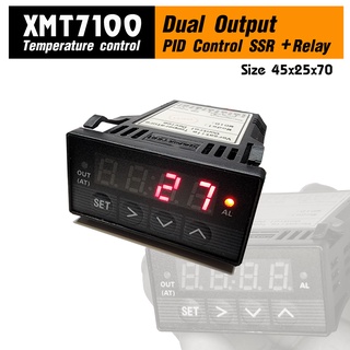 เครื่องควบคุมอุณหภูมิ PID XMT7100 Output SSR+Relay 220Vac